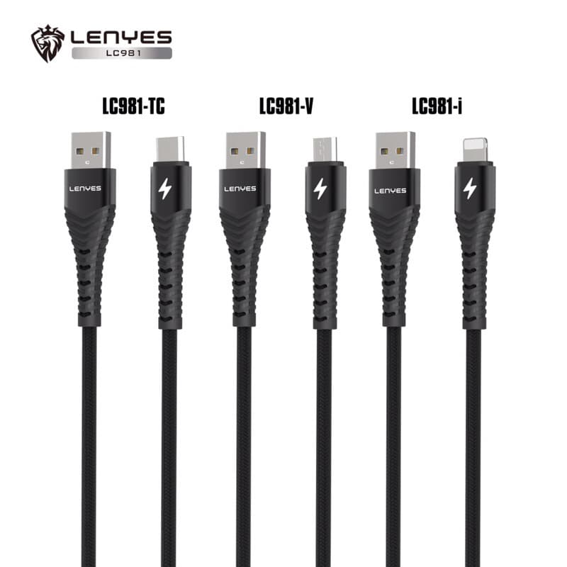 Kabel Data Lenyes 2.4A Fast Charging LC-981