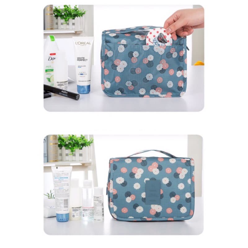 Tas Travel Gantung Tempat Peralatan Mandi dan Makeup
