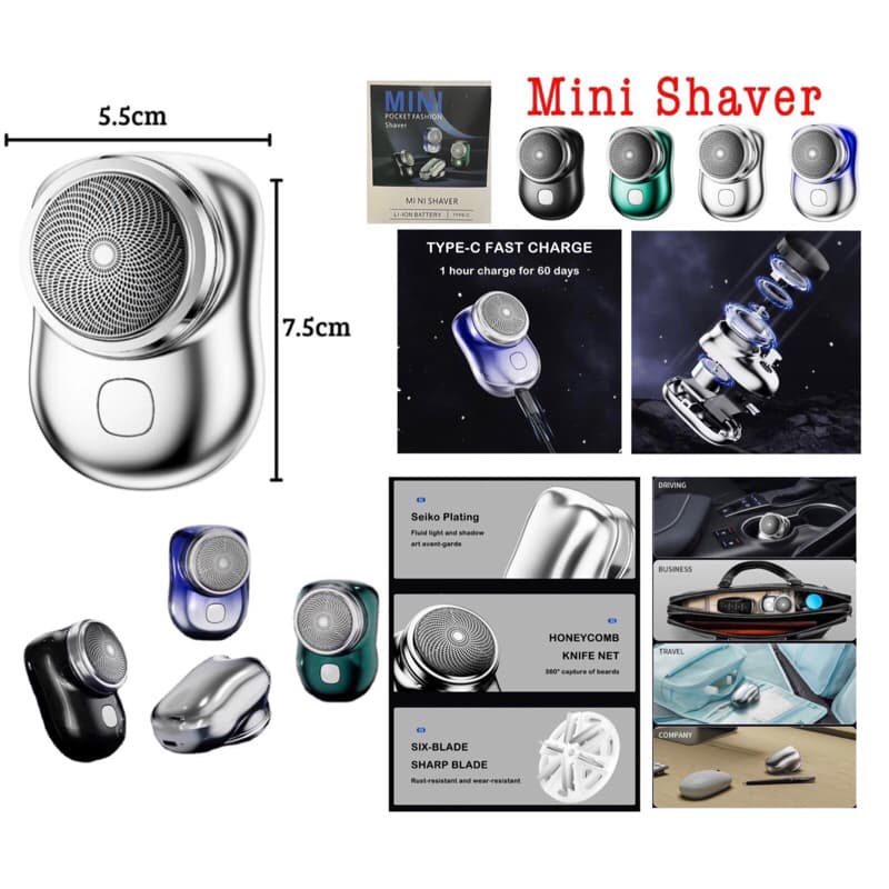 Alat Cukur Elektric Mini Shaver