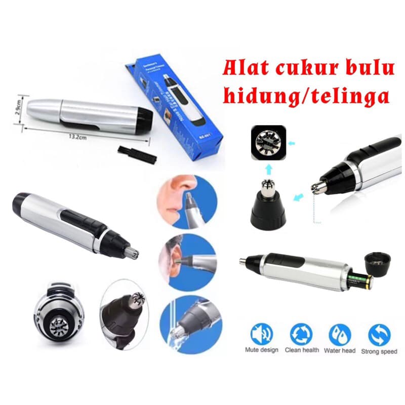 Alat Cukur Bulu Hidung Telinga Elektrik