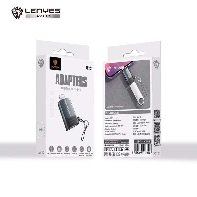 OTG Lenyes Iphone To Usb AX-112