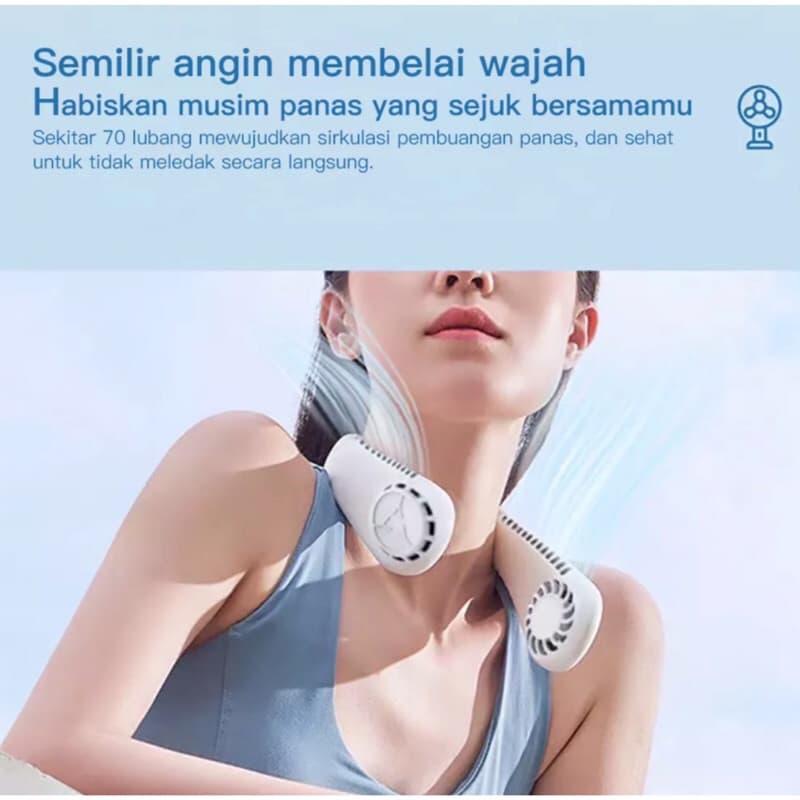 Kipas Angin Gantung Leher / Kipas Angin Portable Kipas Angin Mini