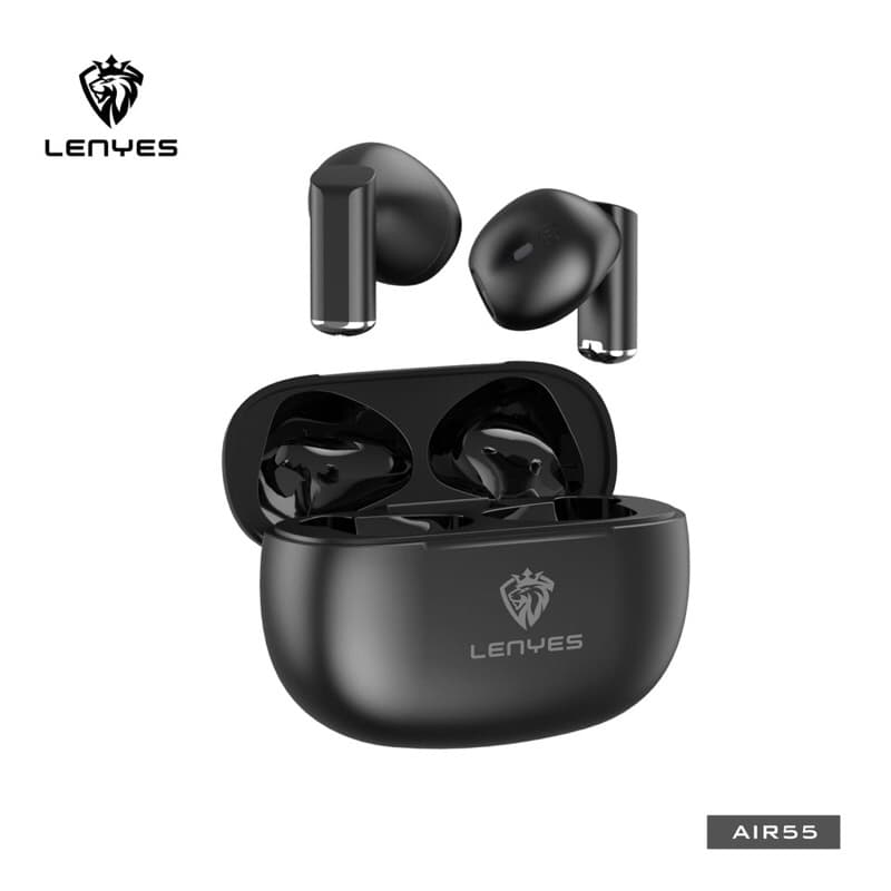 LENYES AIR 55 TWS Wireless Bluetooth 5.1 Earbuds Smart Touch Hifi Stereo Earphone