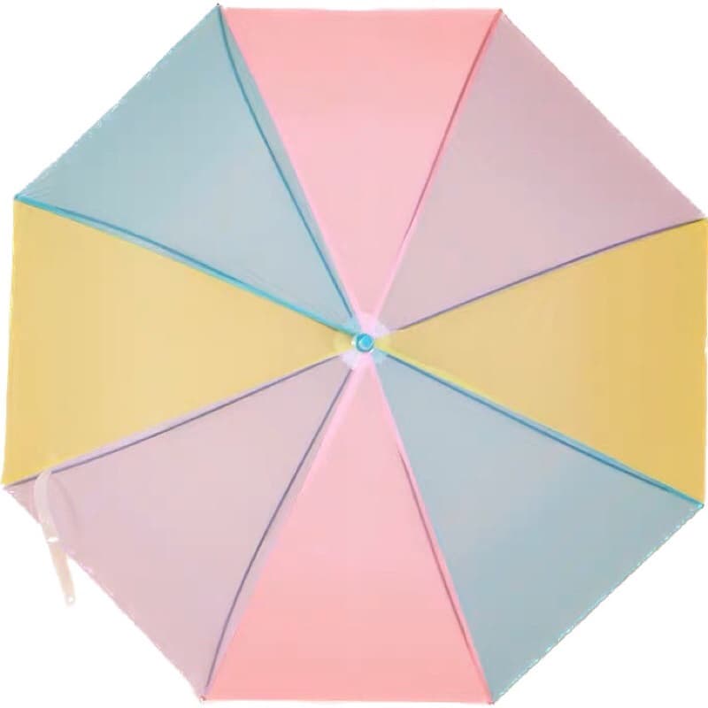 Payung Rainbow Japan Korea Style Payung Pelangi Warna Warni Trendi Unik Menarik Serbaguna
