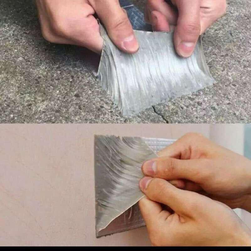 Lakban Anti Bocor Aluminium Foil Waterproof Tape Tahan Panas Anti Air Serbaguna