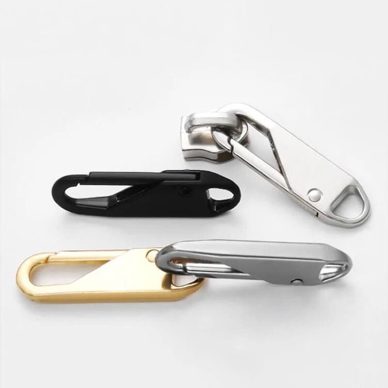Pengait Resleting Universal Alat Kepala Penarik Resleting Zipper Serbaguna