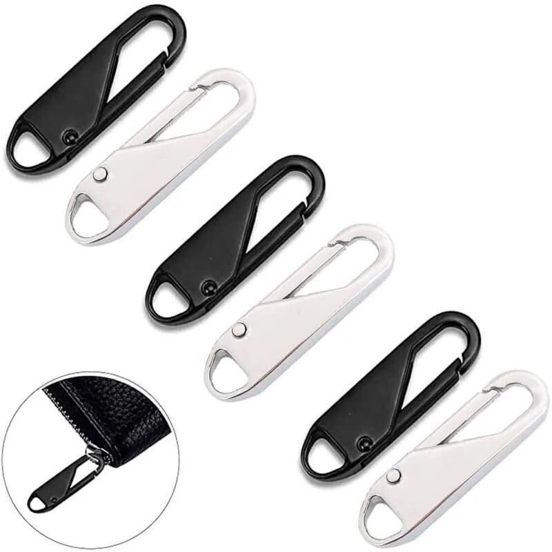 Pengait Resleting Universal Alat Kepala Penarik Resleting Zipper Serbaguna