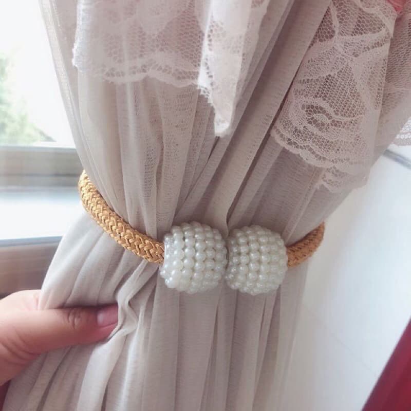 Tali Pengikat Gorden Pengait Tirai Hordeng Curtain Ball Cantik Serbaguna