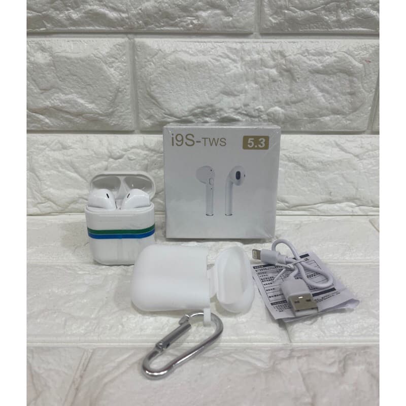 Handsfree Bluetooth TWS 5.3 i9S Wireless Earphone Headset