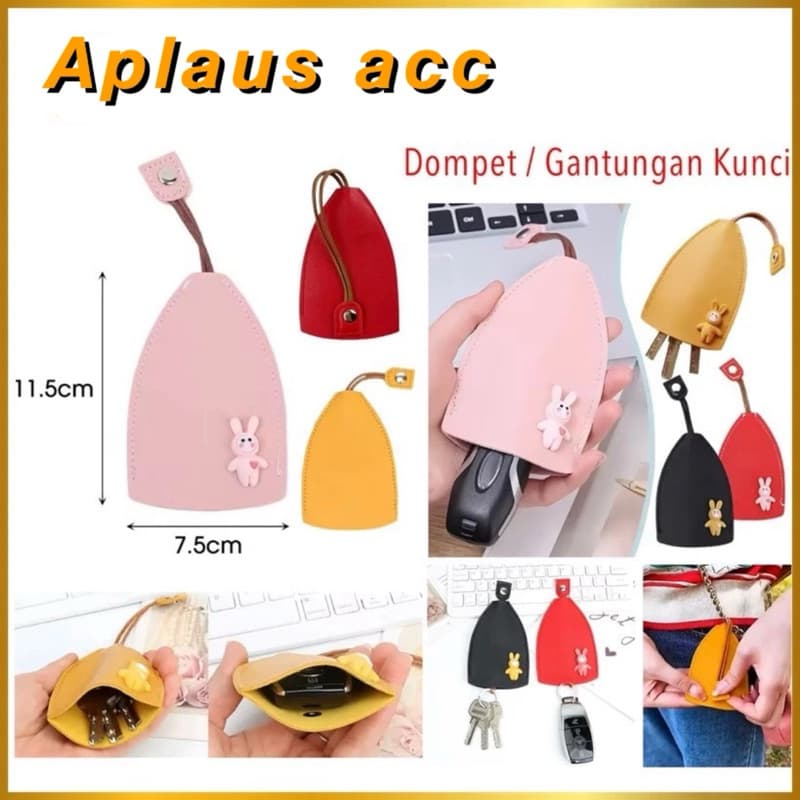Dompet Gantungan Kunci Unik Tas Gantungan Kunci Motif Kartun Lucu Serbaguna
