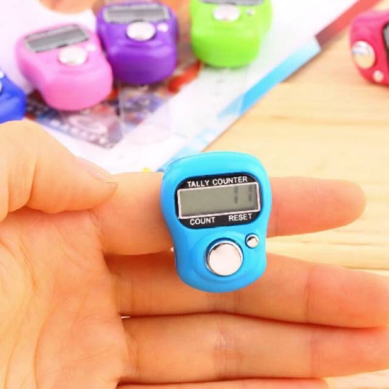 TASBIH DIGITAL MINI ALAT HITUNG ELEKTRIK FINGER TALLY COUNTER MINI JARI PENGHITUNG