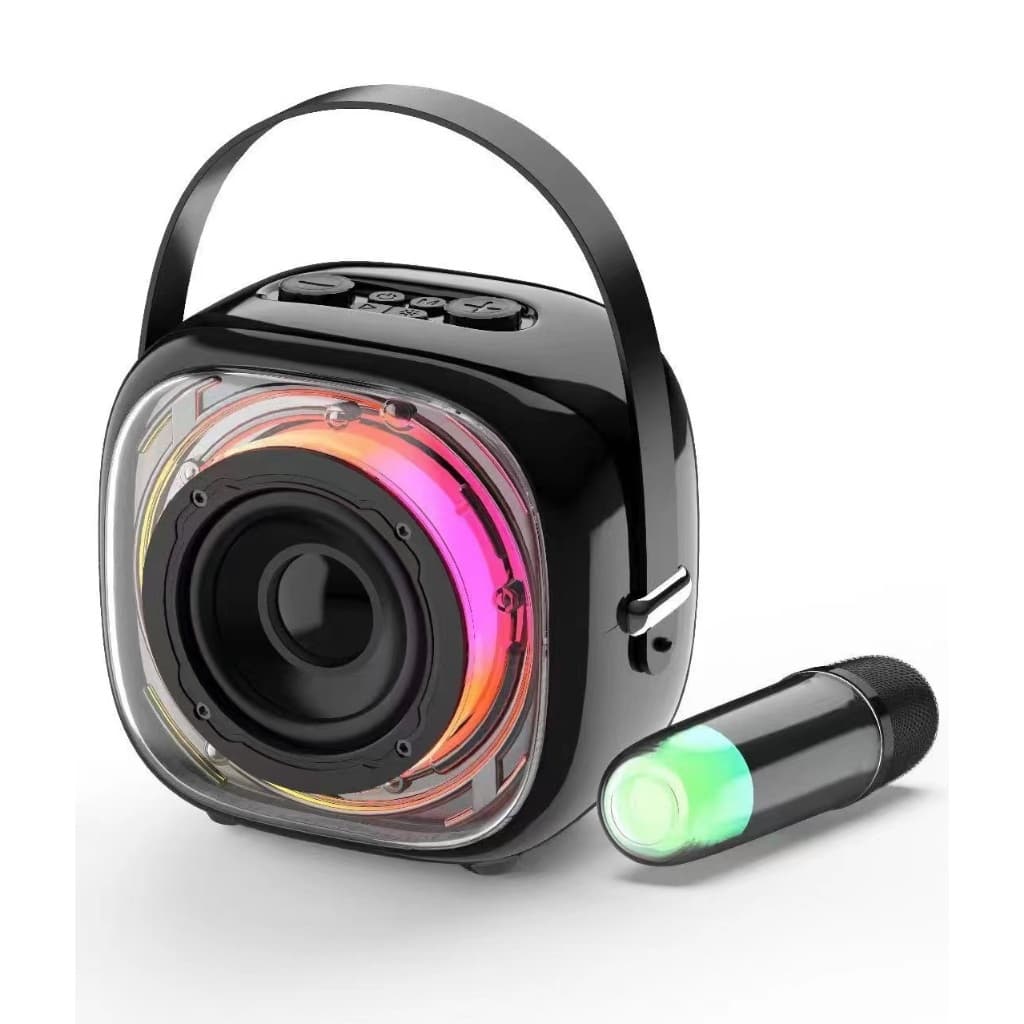 LENYES S226 KTV RGB LED Light Wireless Speaker + Microphone Karaoke  Bluetooth 5.3 Mini Portable