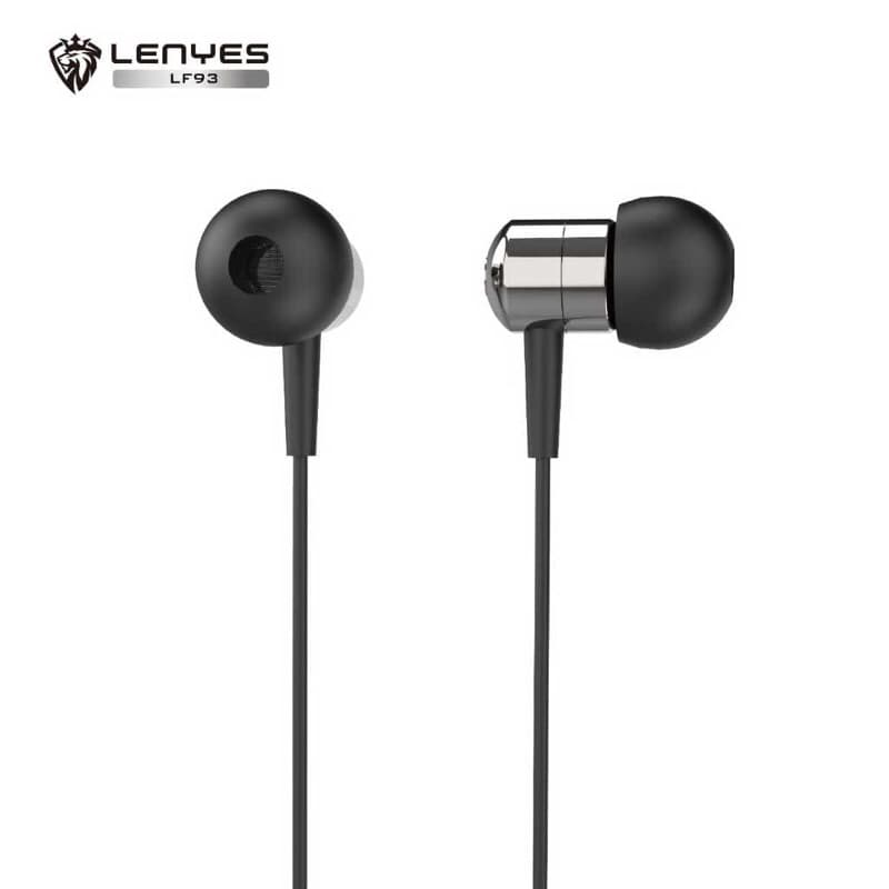 LENYES LF93 Headset In Ear Hifi Stereo Earphone Extra Bass With Handsfree Microphone 3.5mm