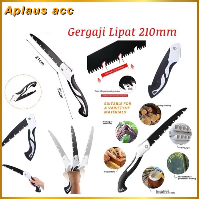 Gergaji Lipat Portable Gergaji Lipat Super Tajam Folding Wood Saw Gergaji Kayu Serbaguna