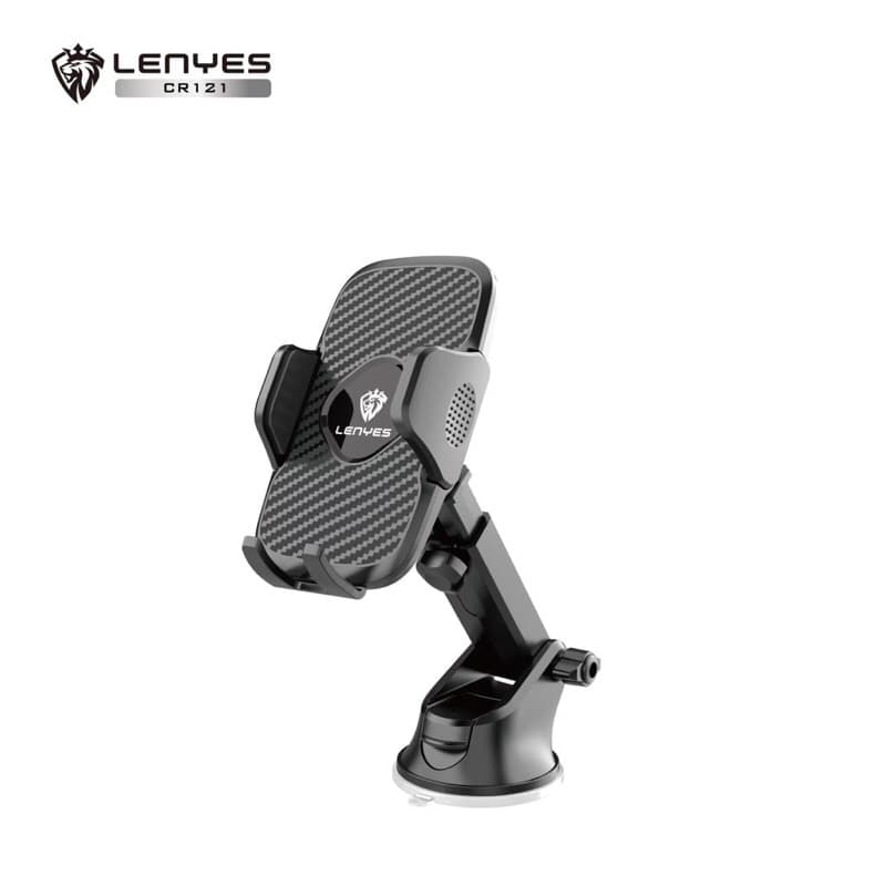 LENYES CR121 Car Phone Holder Untuk Dashboard Mobil Kuat Kokoh Original CR-121