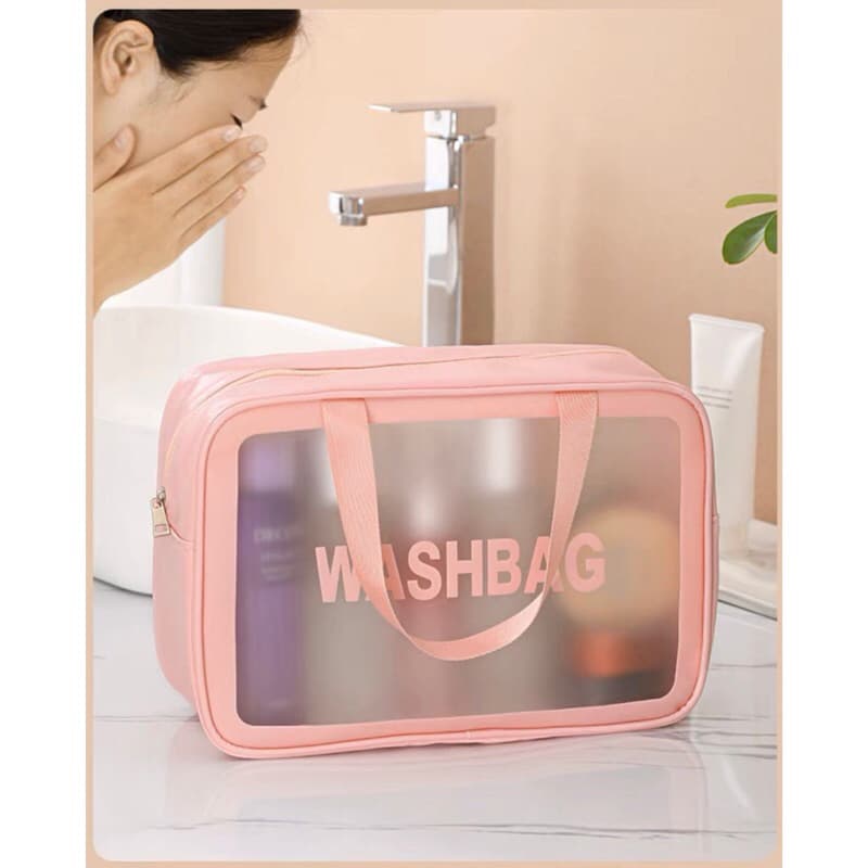 Tas Kosmetik Travel Transparan Tas Kosmetik Anti Air Pouch Travel Washbag
