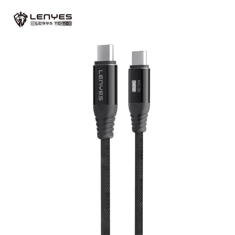 Kabel Data Charger Lenyes LC-995 Super Fast Charging iphone 15 Pro Max Type C To Type C 240W 5.0A