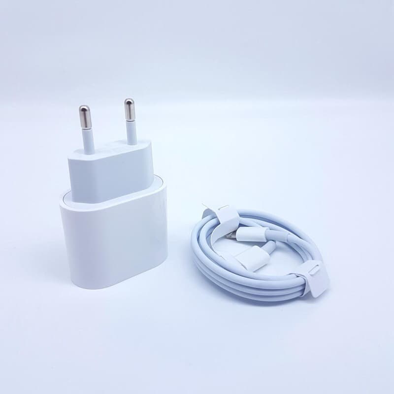 Charger Iph 20 Watt Fast Charging Adaptor USB C To Light Casan Ip Adaptor Kabel 20W Fast Charger