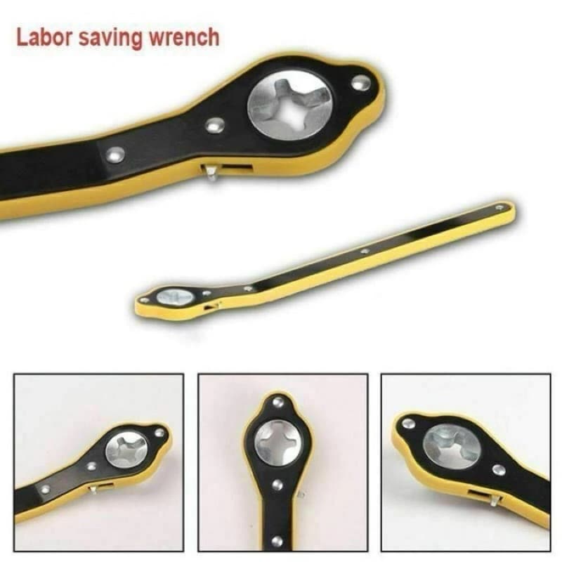 Kunci Ratchet Wrench Alat Bantu Gagang Dongkrak Mobil Putaran Dongkrak Mobil Universal