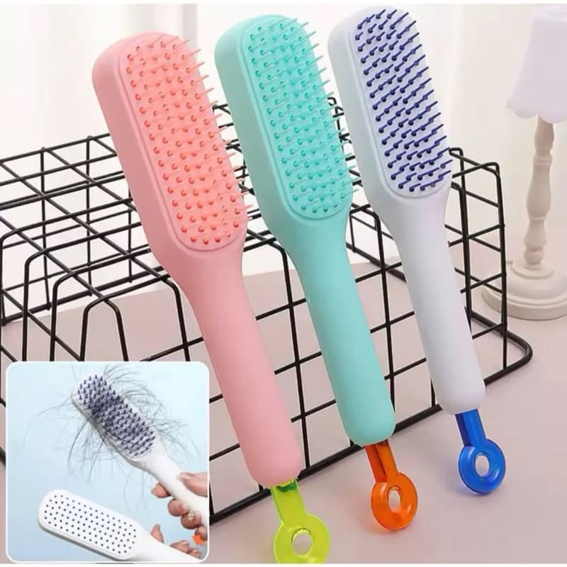 Sisir Rambut Anti Kusut Magic Comb Sisir Rambut Halus Teleskopik Anti Rontok