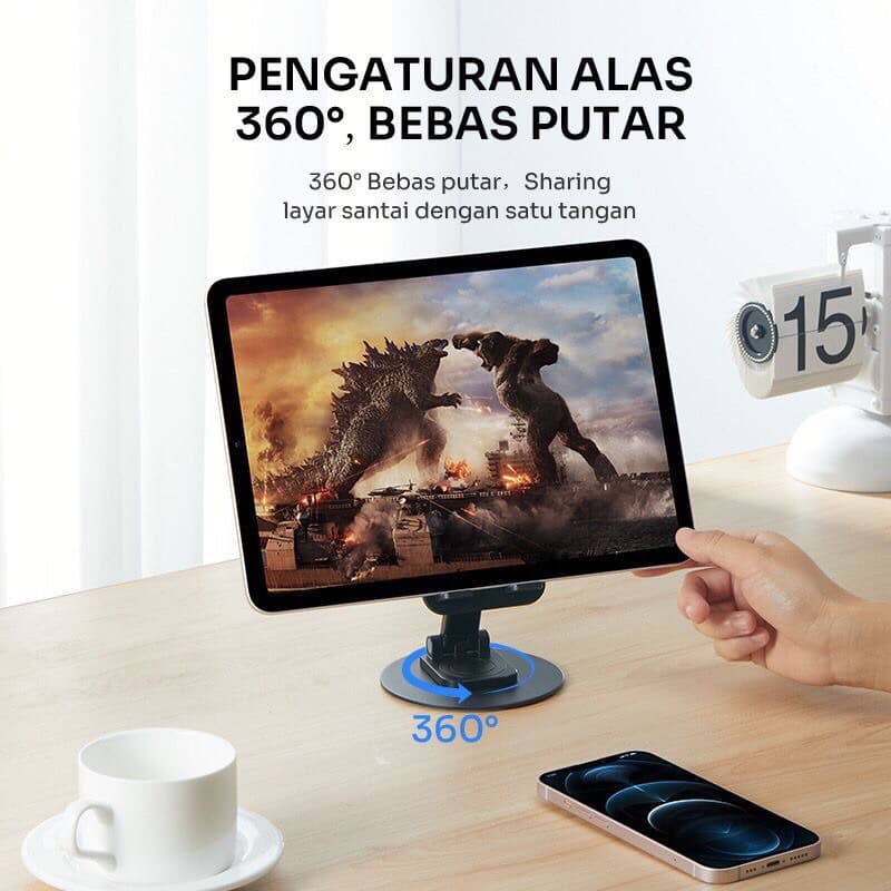 Holder Hp Meja HD-66 Phone Holder Folding Desktop Stand Holder Hp Lipat Universal HD66