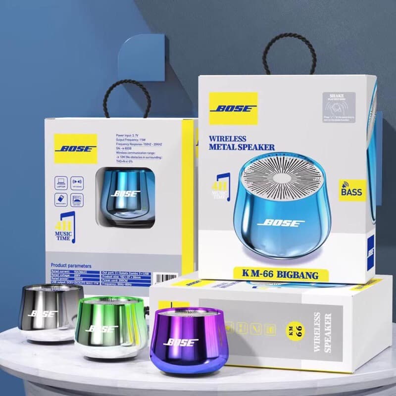 Speaker Bluetooth Besi Mini KM66 KM77 KM88 Wireless Speaker Portable