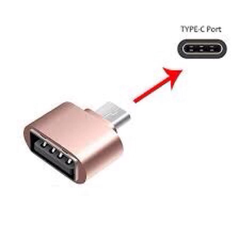 OTG MINI PERSEGI Micro Usb/V8 dan Type C Port Konektor Non Cable USB Murah