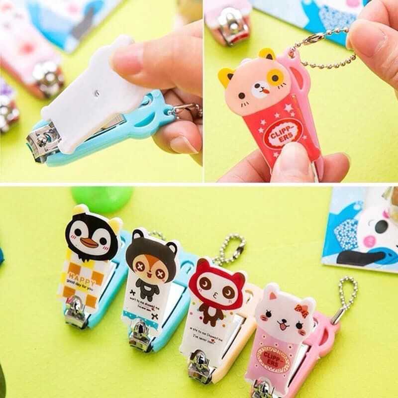 Gunting Kuku Karakter Lucu Manicure Pedicure Gunting Kuku Mini Nail Clipper