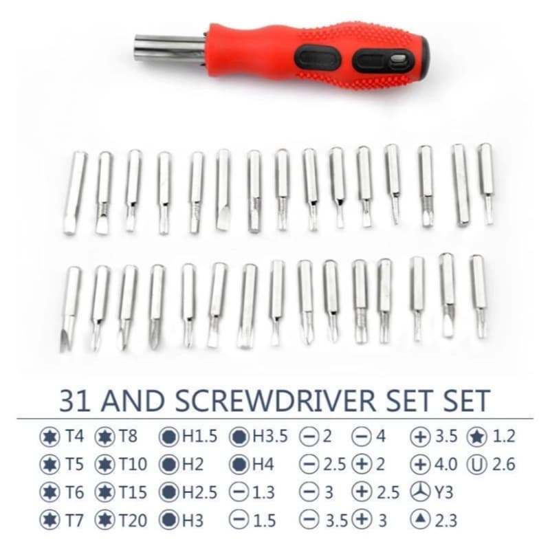 Obeng Set Telur Multifungsi / Obeng Magnetic 3in1