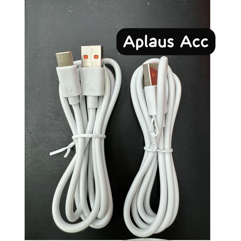 Kabel Data Charger USB Colokan Type C 6A Fast Charging Non Pack
