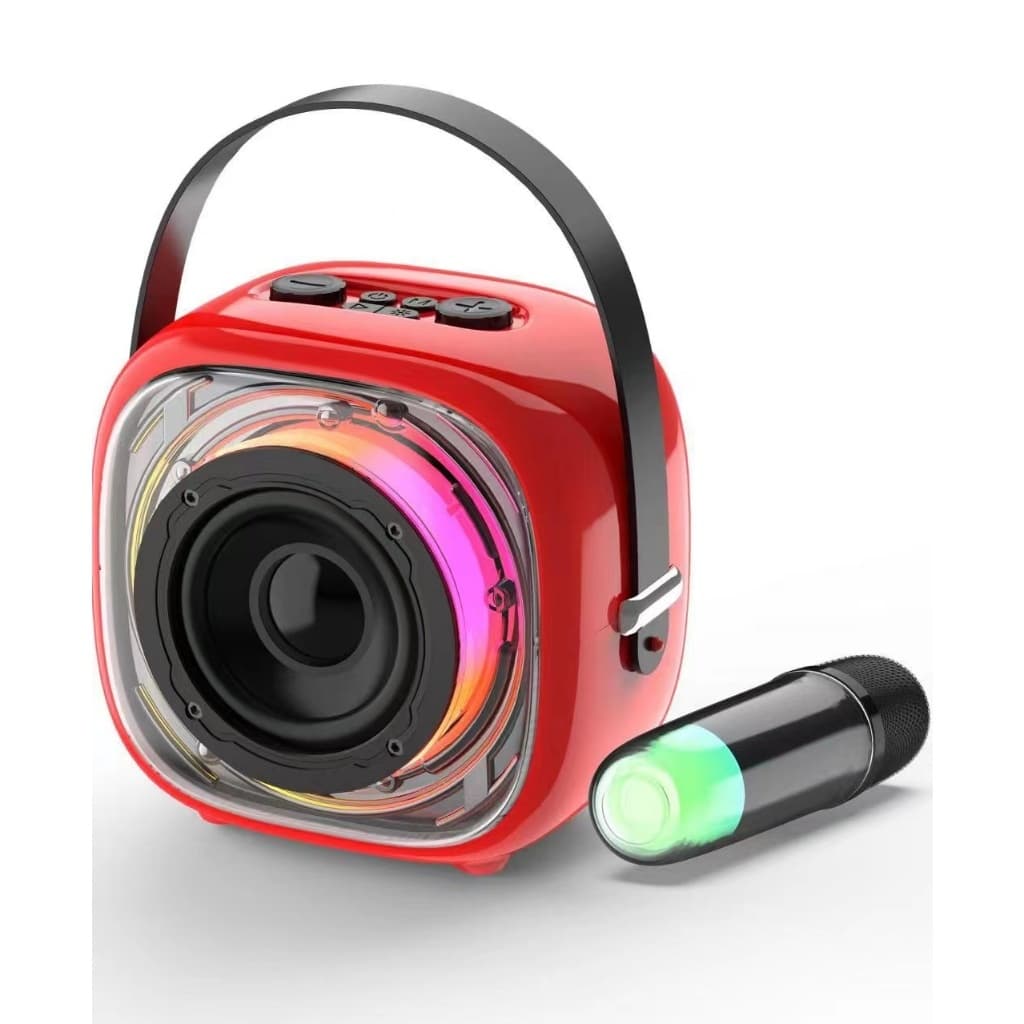 LENYES S226 KTV RGB LED Light Wireless Speaker + Microphone Karaoke  Bluetooth 5.3 Mini Portable