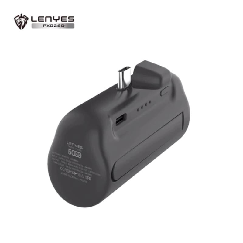 Powerbank Lenyes PX-026D 5000mAh Fast Charging Large Capacity ( colokan type C )