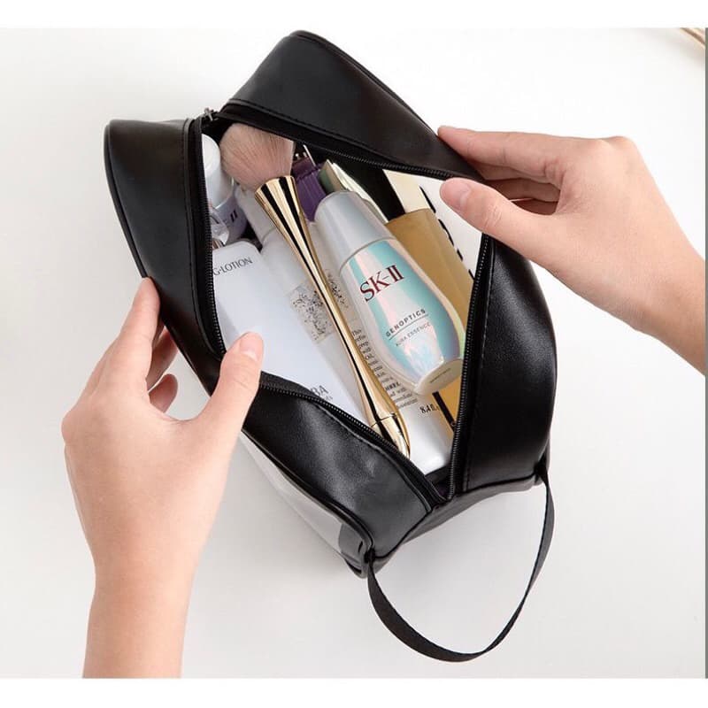 Tas Kosmetik Travel Transparan Tas Kosmetik Anti Air Pouch Travel Washbag