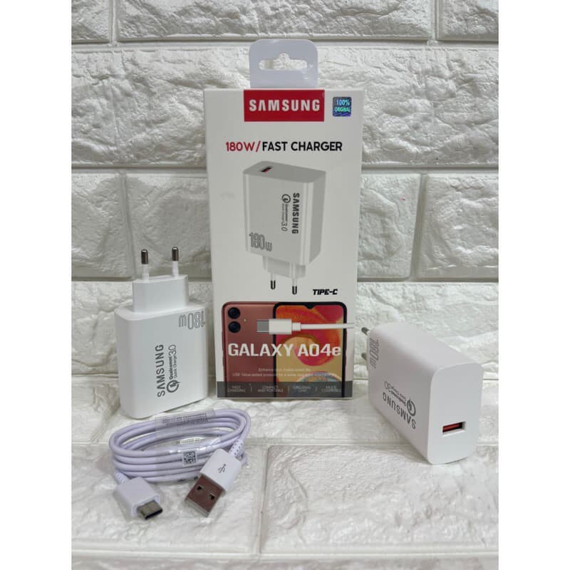 Charger Casan Ori Samsung Galaxy A04e 180W Support FastCharging