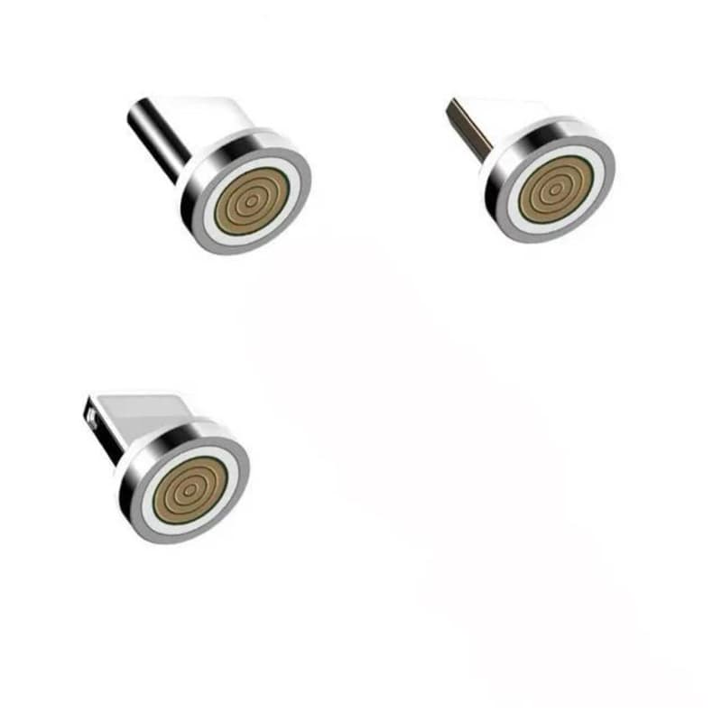 Kabel Casan Magnet 3A 3in1 Micro USB Type C Iphone Lightning Magnetic Fast Charging Cable Data transfer
