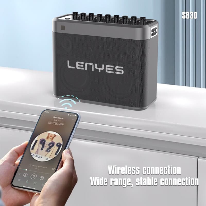 Speaker Bluetooth Lenyes S830 Karaoke Party Speaker Wireless 5.0 TWS