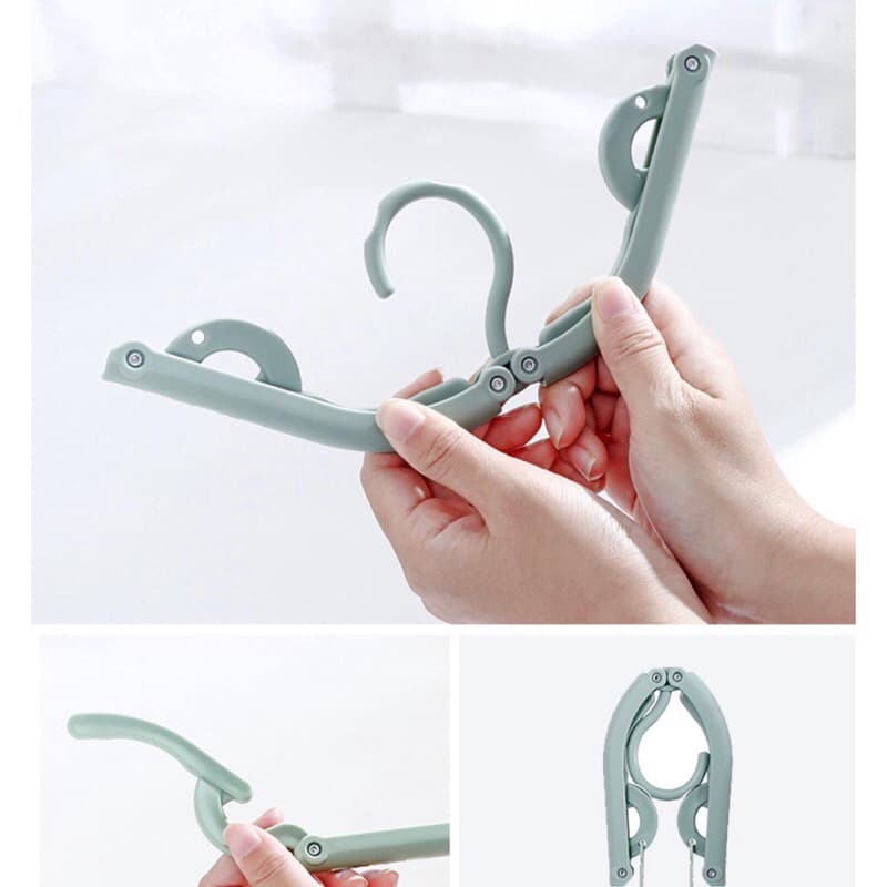 Hanger Lipat Gantungan Baju Portable Gantungan Baju Lipat Travelling Serbaguna