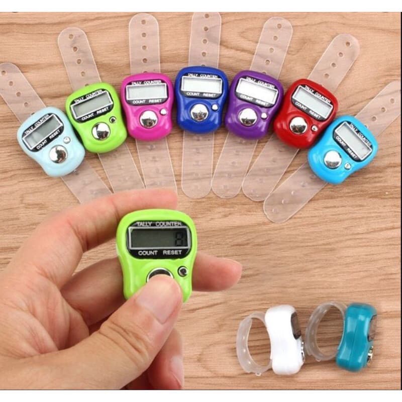 TASBIH DIGITAL MINI ALAT HITUNG ELEKTRIK FINGER TALLY COUNTER MINI JARI PENGHITUNG