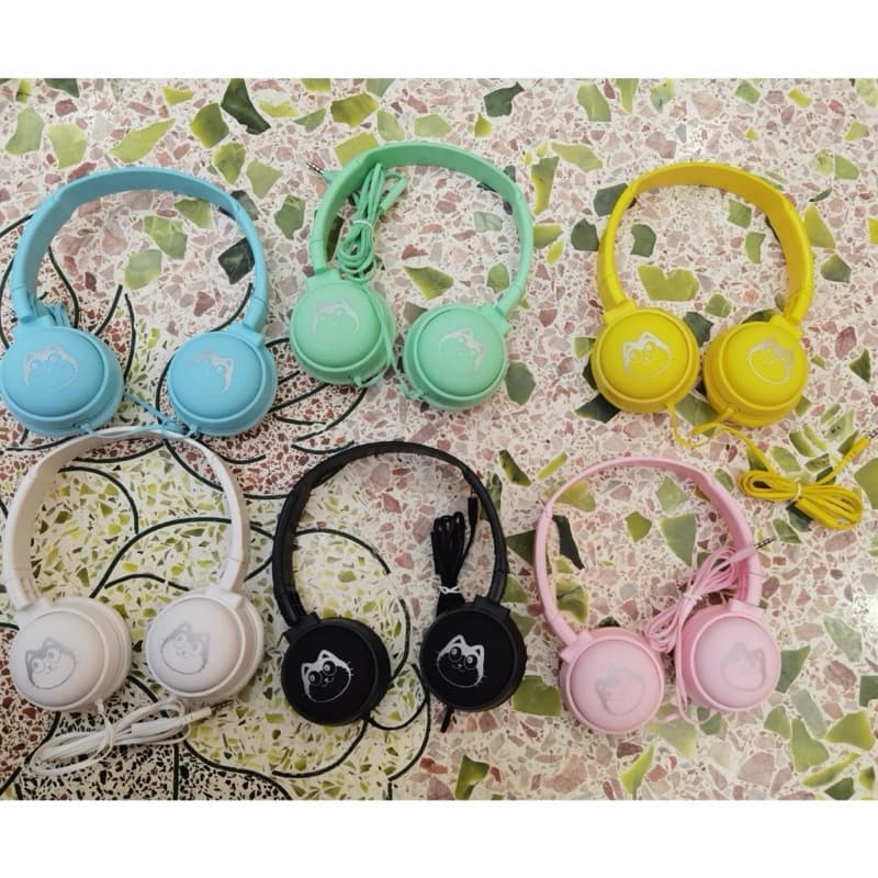 Handsfree Bando Macaron PPT-550 Pure Bass Sound Headphone Headset Music