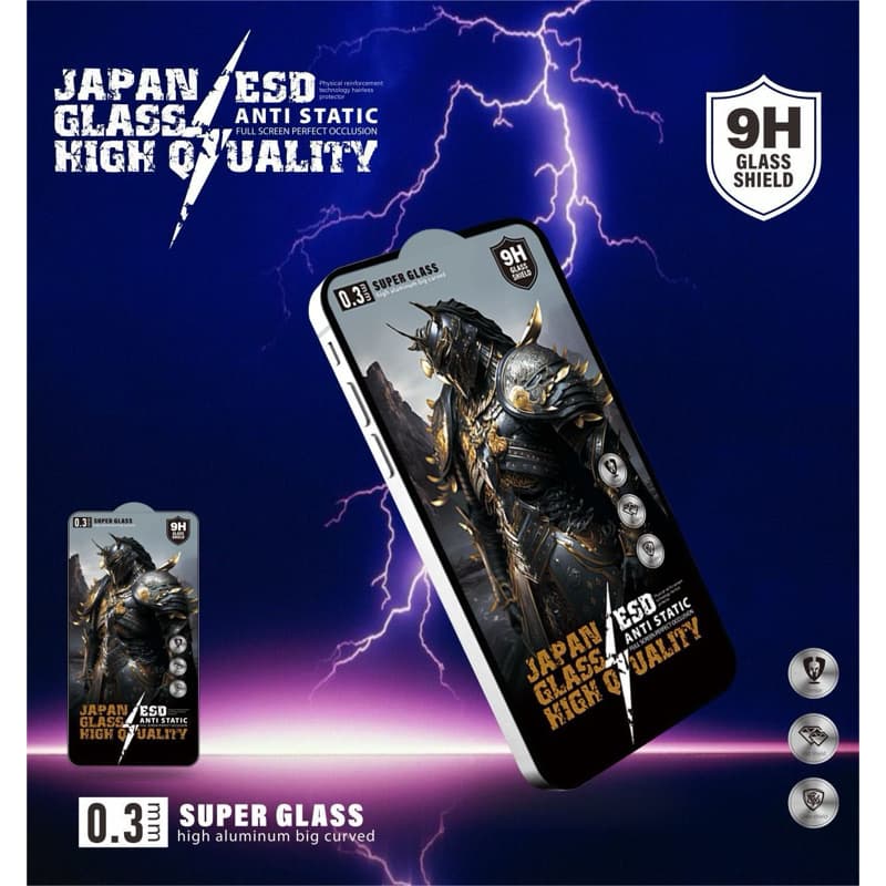TEMPERED GLASS TG ESD JAPAN GLASS Anti Gores ANTI STATIC ALL TYPE Universal JX1 JX2 JX18 JX19 JX20 JX22 JX25 A54 A51 A11 A91