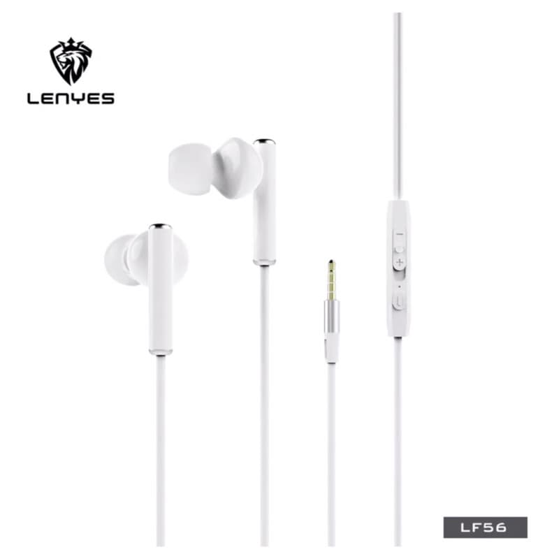 Lenyes LF56 Headset In Ear Hifi Stereo Earphone Extra Bass With Handfree Microphone