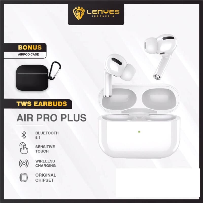 LENYES AIRBASS PRO & AIR PRO PLUS TWS wireless bluetooth 5.1 earbuds smart touch earphone original