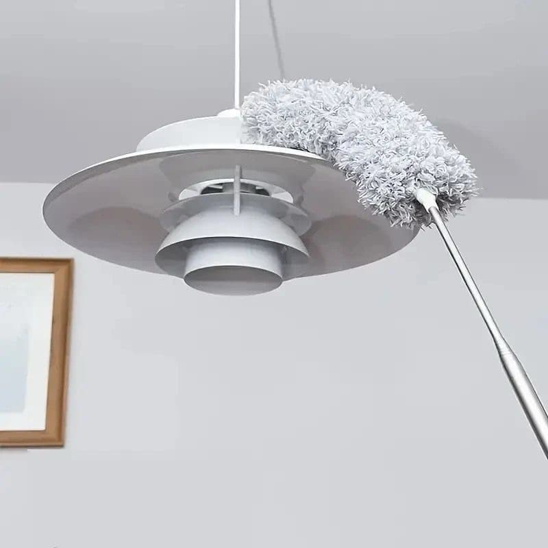 Kemoceng Microfiber Teleskopik 280cm Alat Pembersih Debu Kotoran Langit Langit Rumah Serbaguna