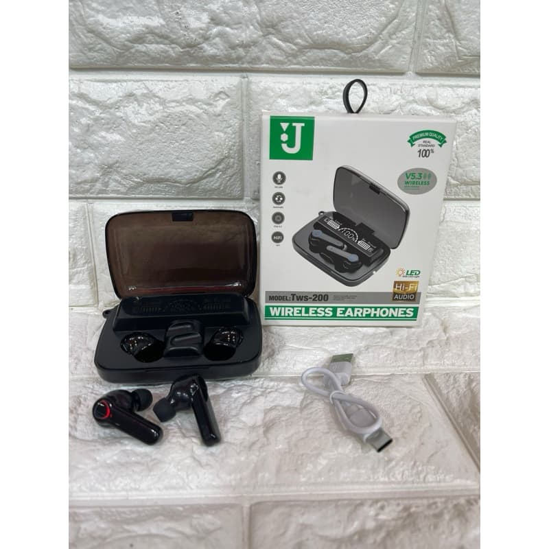 Handsfree Bluetooth J Transparan TWS-200