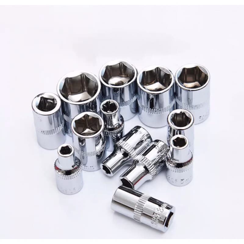 Set Kunci Sok Kunci Shock 46pcs Mobil Motor Lengkap Socket Tool Kit Set Pas Ring Motor Mobil