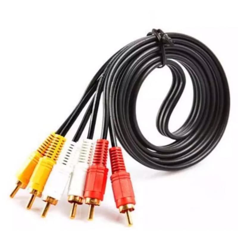 Kabel 3 Rca To 3 Rca / Kabel Rca - Rca Av Video / Kabel 3 Rca DVD TV