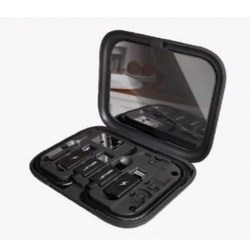 Phone Holder Kabel data lenyes Multifungsi LB-602 6in1 60W Strorage Box