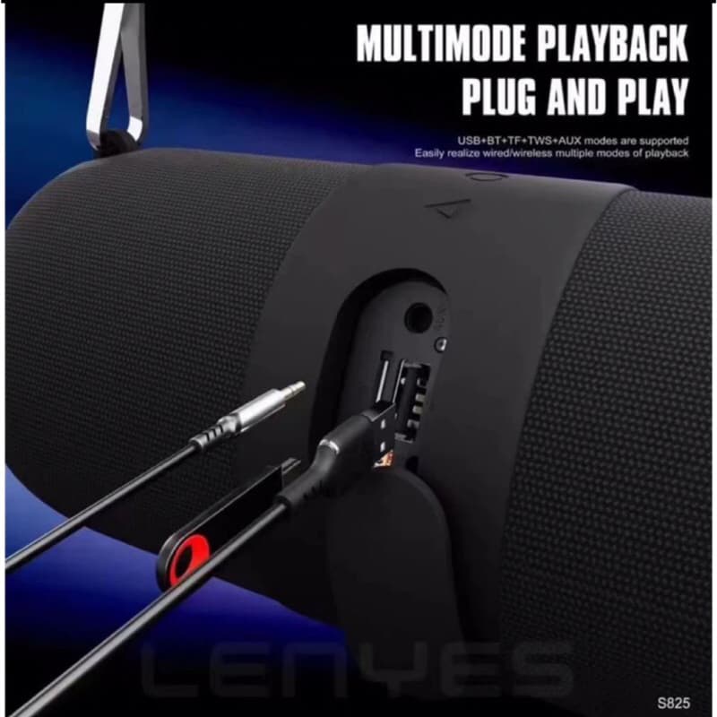 Speaker Lenyes TWS S825 Stereo Wireless Speaker V5.3