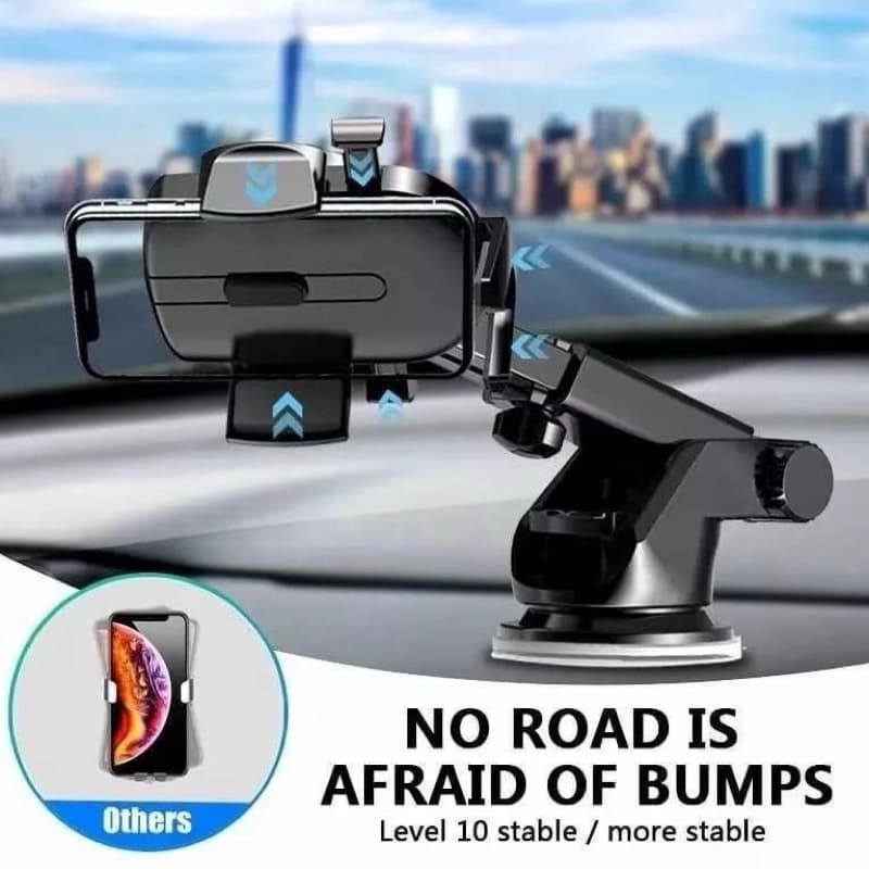 Car Phone Holder Mobil HL3600 HL-3600 Dashboard & Kaca Stand Handphone Dudukan Hp Penyangga Hape