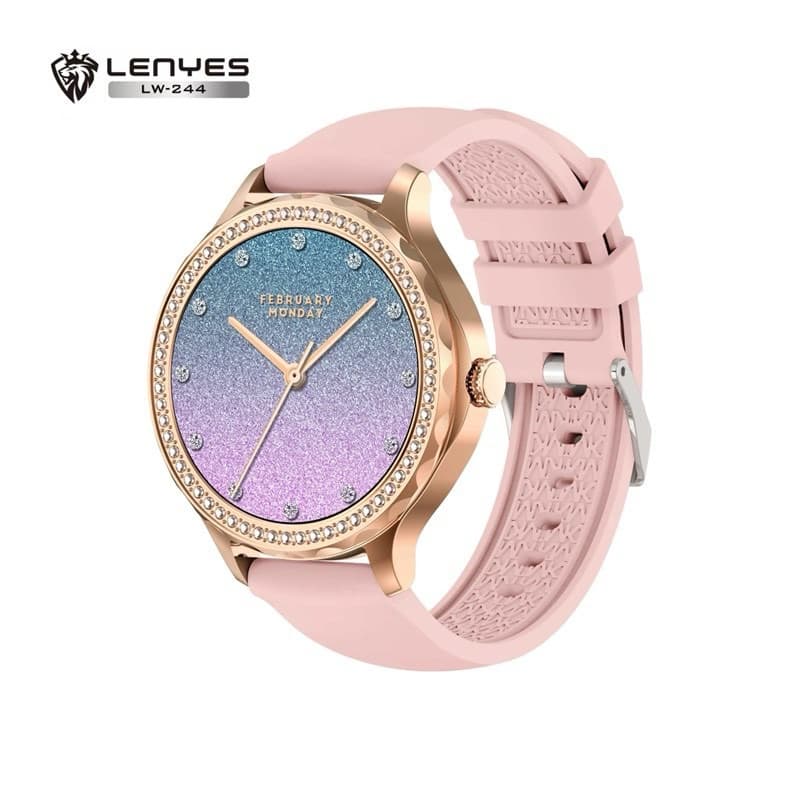 Lenyes LW244 1.2” Smart Watch Sport Health Monitoring Wireless Magnetik Smart Watch Touch Screen Jam Tangan LW244